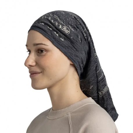 Φουλάρια - Κασκόλ Buff Lightweight Merino Wool Eirik Grey