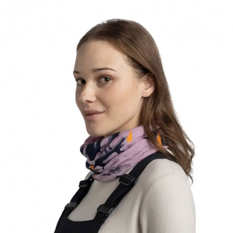 Scarves Buff Lightweight Merino Wool Virta Grape Ice