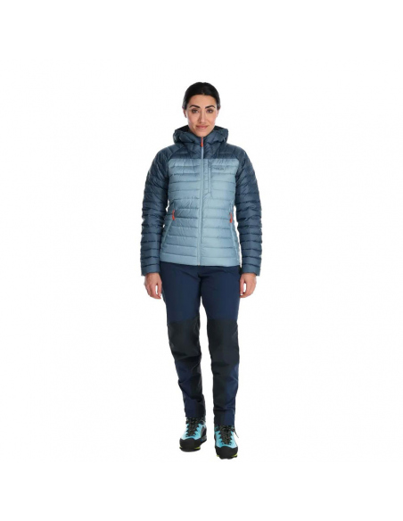 Τζάκετς Rab Women's Microlight Alpine Jacket Steel