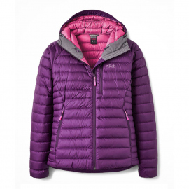 Τζάκετς Rab Women's Microlight Alpine Jacket Mulberry