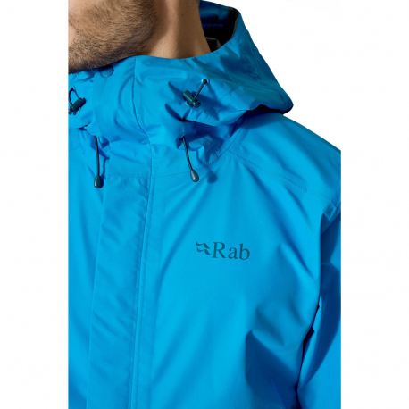 Jackets Rab Men's Downpour Waterproof Jacket Tempest Blue