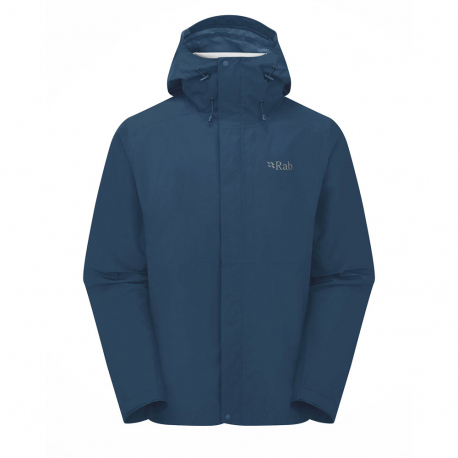 Jackets Rab Men's Downpour Waterproof Jacket Tempest Blue