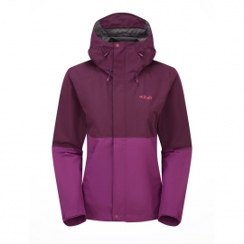 Jackets Rab Women's Downpour Waterproof Jacket Mulberry
