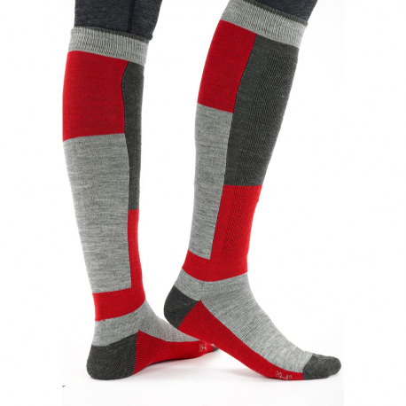 Κάλτσες Corsicana Unisex Ski Socks True Red
