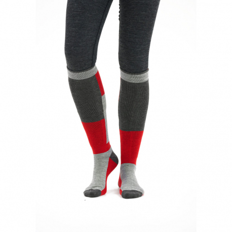 Κάλτσες Corsicana Unisex Ski Socks True Red 2-pcs