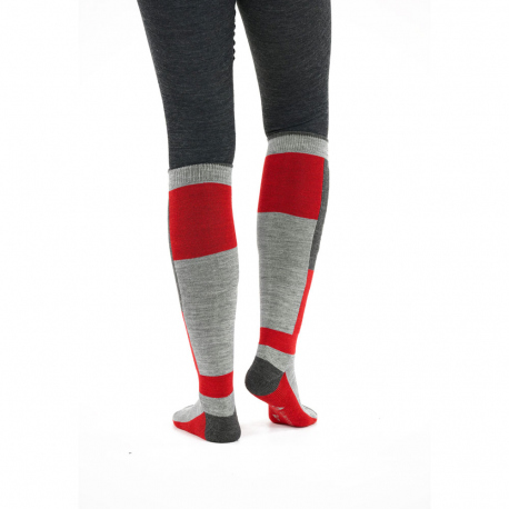 Κάλτσες Corsicana Unisex Ski Socks True Red 2-pcs
