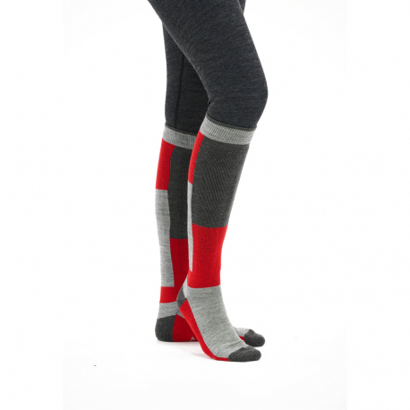 Κάλτσες Corsicana Unisex Ski Socks True Red 2-pcs