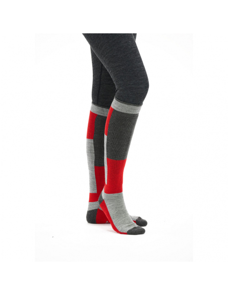 Κάλτσες Corsicana Unisex Ski Socks True Red 2-pcs