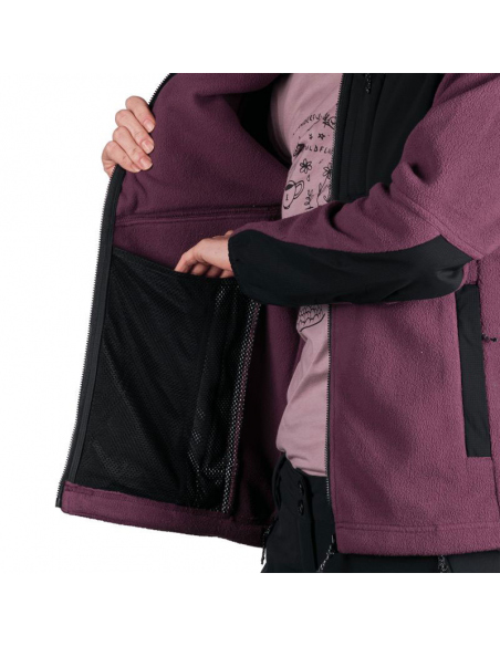 Φλις Northfinder Women's Hilary Fleece Jacket Plum