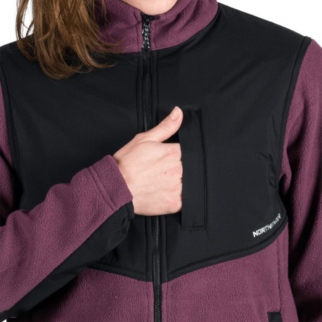 Fleece Northfinder Women's Hilary Fleece Jacket Plum