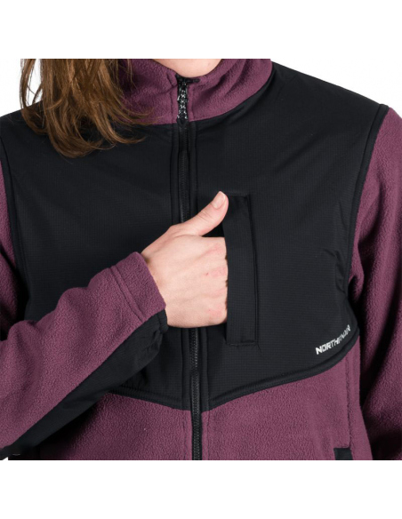 Fleece Northfinder Women's Hilary Fleece Jacket Plum