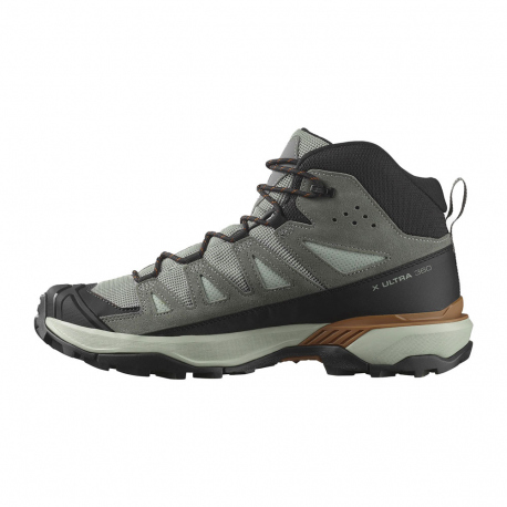 Boots - Hiking Shoes Salomon Men's X Ultra 360 Leather Mid GTX Iron