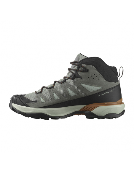 Boots - Hiking Shoes Salomon Men's X Ultra 360 Leather Mid GTX Iron