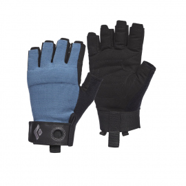 Gloves Black Diamond Men's Crag Half-Finger Gloves Blue