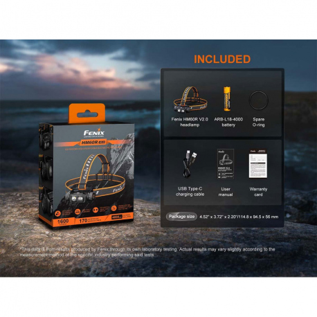 Φακοί Κεφαλής Fenix HM60R V2.0 Headlamp 1600 Lumens
