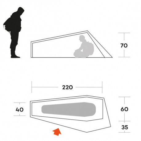 Mountaineering Tents Ferrino Piuma 1 Tent
