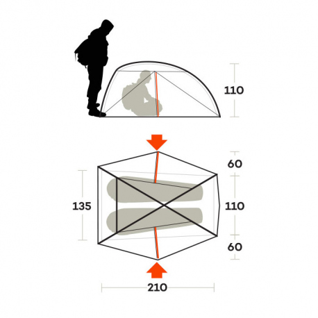Mountaineering Tents Ferrino Nemesi 2 Pro Tent