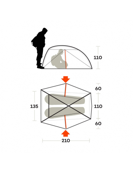 Mountaineering Tents Ferrino Nemesi 2 Pro Tent