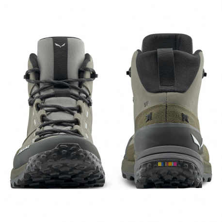 Boots - Hiking Shoes Salewa Men's Puez Leather Mid PTX Olive