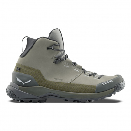 Boots - Hiking Shoes Salewa Men's Puez Leather Mid PTX Olive