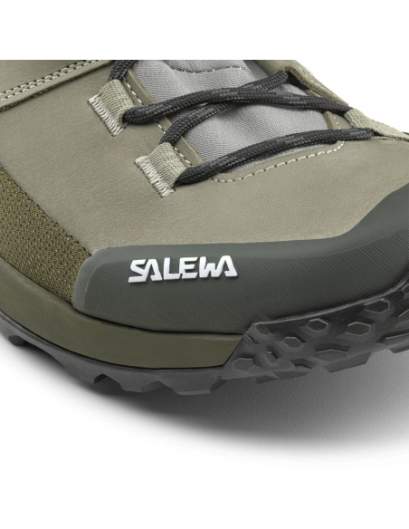Boots - Hiking Shoes Salewa Men's Puez Leather Mid PTX Olive