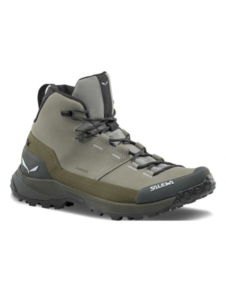 Μπότες - Ορειβατικά Salewa Men's Puez Leather Mid PTX Olive