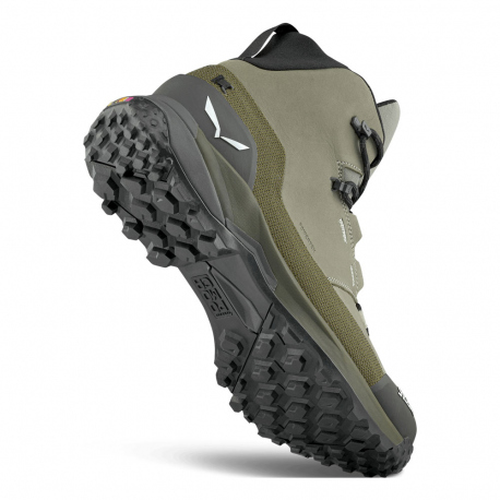 Boots - Hiking Shoes Salewa Men's Puez Leather Mid PTX Olive