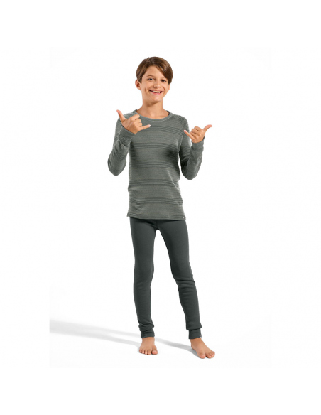Thermal Baselayer Odlo Kids Warm Baselayer Set Urban Chic