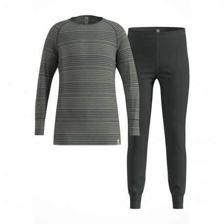 Thermal Baselayer Odlo Kids Warm Baselayer Set Urban Chic