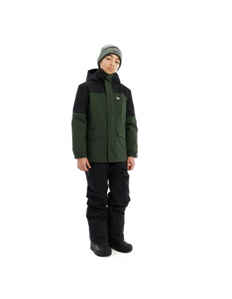 Τζάκετς Protest Kids Ewan Ski Jacket Kale Green