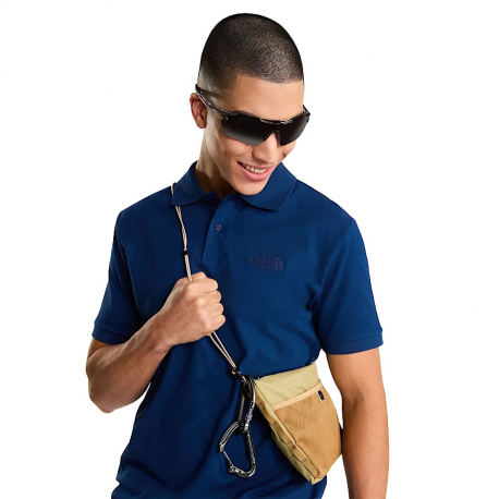 Short-Sleeved The North Face Men's Essential Regular Polo Blue