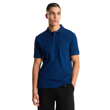 Short-Sleeved The North Face Men's Essential Regular Polo Blue