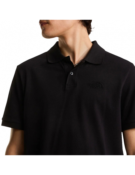 Short-Sleeved The North Face Men's Essential Regular Polo Black