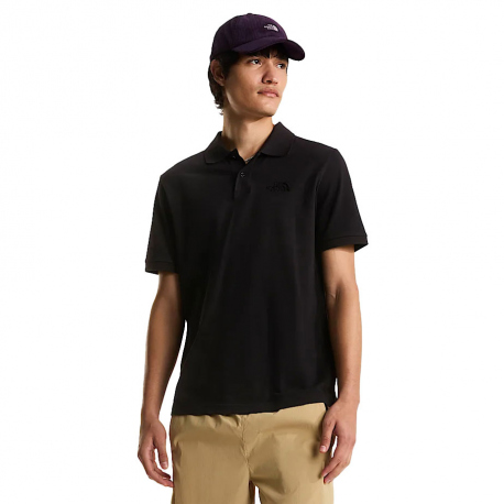Short-Sleeved The North Face Men's Essential Regular Polo Black