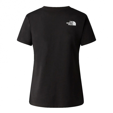 Short-Sleeved The North Face Women's Evolution Half Dome Slim T-Shirt Black