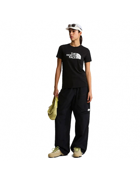 Short-Sleeved The North Face Women's Evolution Half Dome Slim T-Shirt Black