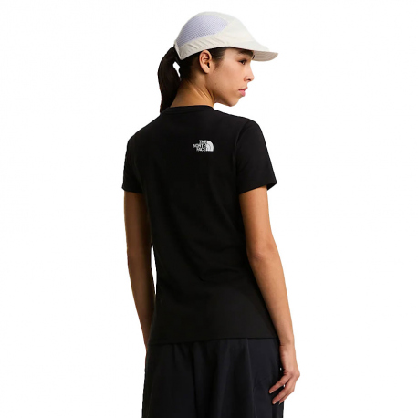 Short-Sleeved The North Face Women's Evolution Half Dome Slim T-Shirt Black