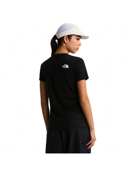 Short-Sleeved The North Face Women's Evolution Half Dome Slim T-Shirt Black