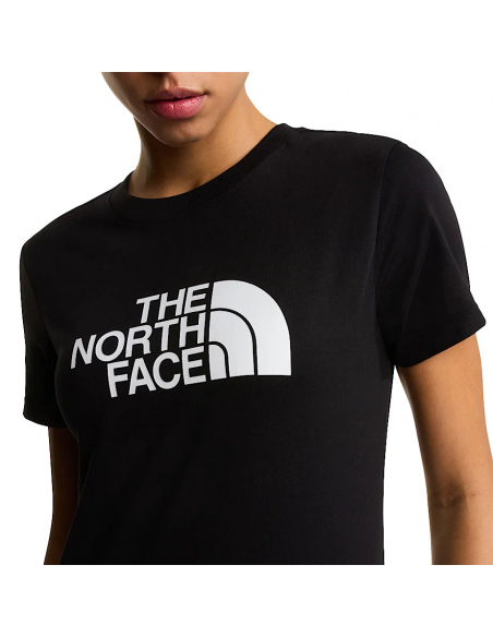 Short-Sleeved The North Face Women's Evolution Half Dome Slim T-Shirt Black
