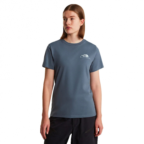 Short-Sleeved The North Face Women's Monte Regular T-Shirt Granite