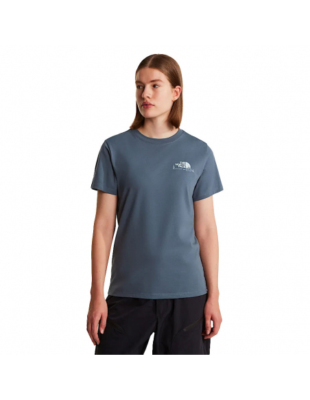 Short-Sleeved The North Face Women's Monte Regular T-Shirt Granite