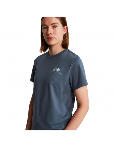 Short-Sleeved The North Face Women's Monte Regular T-Shirt Granite