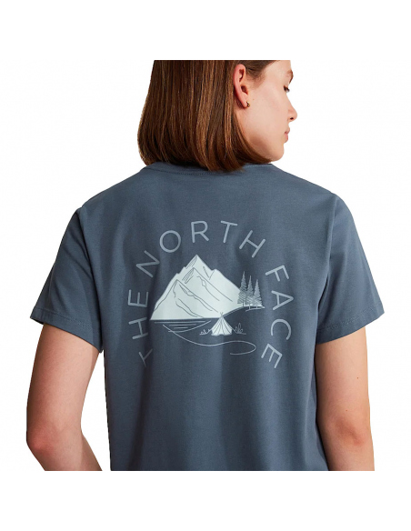 Short-Sleeved The North Face Women's Monte Regular T-Shirt Granite