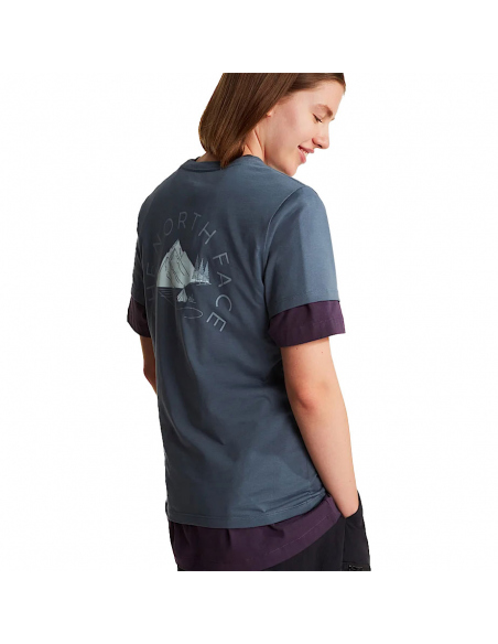 Short-Sleeved The North Face Women's Monte Regular T-Shirt Granite