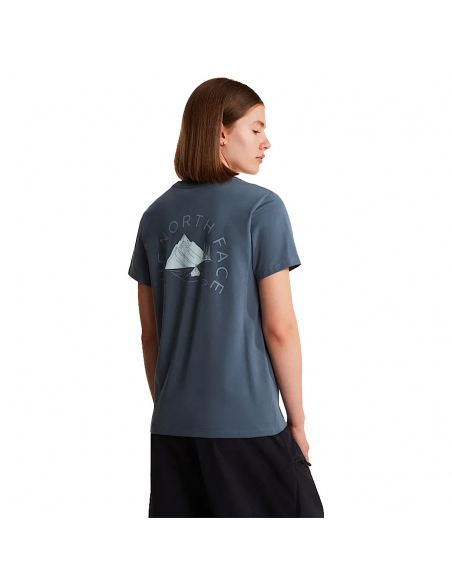 Short-Sleeved The North Face Women's Monte Regular T-Shirt Granite