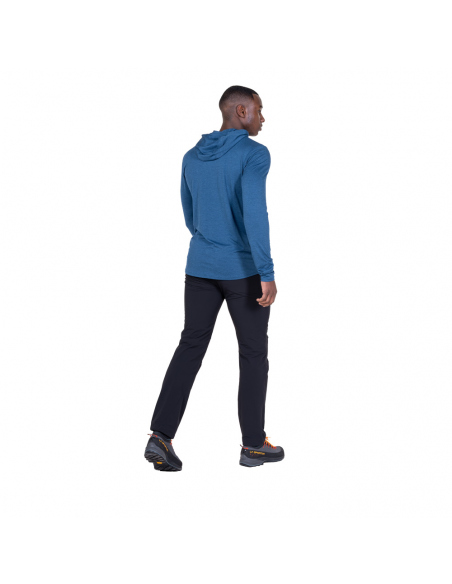 Μακρυμάνικες Mountain Equipment Men's Glace Hooded Top Blue