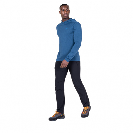 Μακρυμάνικες Mountain Equipment Men's Glace Hooded Top Blue