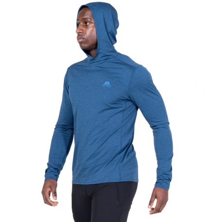 Μακρυμάνικες Mountain Equipment Men's Glace Hooded Top Blue