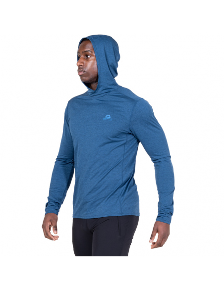 Μακρυμάνικες Mountain Equipment Men's Glace Hooded Top Blue