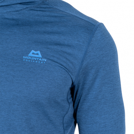 Μακρυμάνικες Mountain Equipment Men's Glace Hooded Top Blue